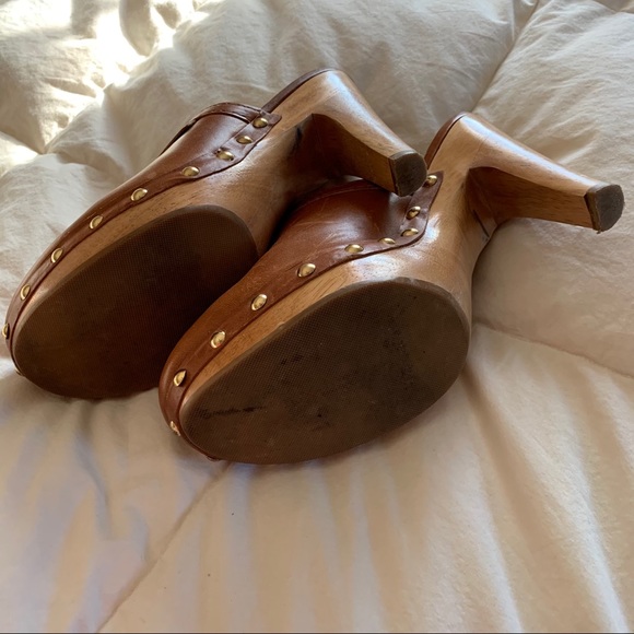 Coach Georgett Leather Studded Mule Clog - Picture 3 of 6